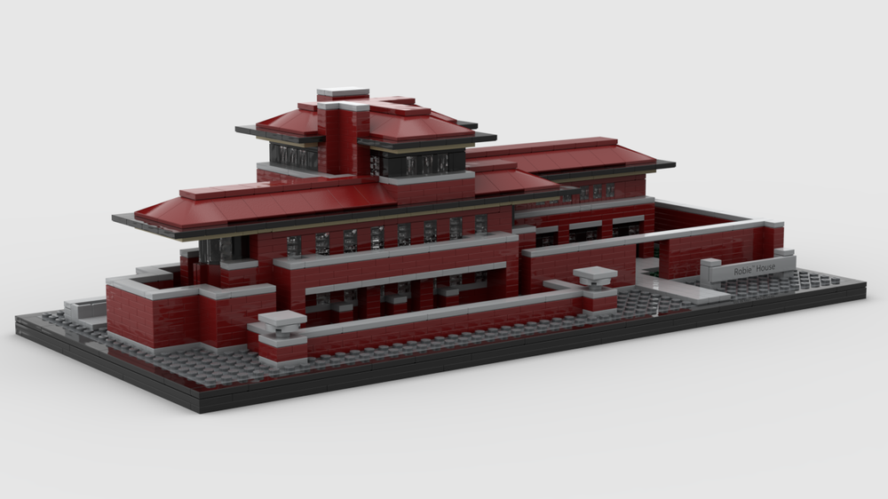 Lego Robie House Color Variation