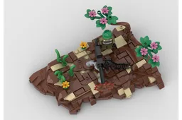 Machine Gun Diorama