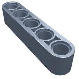 Technic Beam 1 x 5 Thick / Pearl Sand Blue