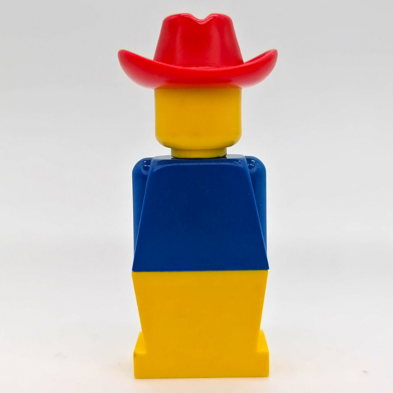 Lego LEGOLAND Blue Torso, Yellow Legs, Red Cowboy Hat