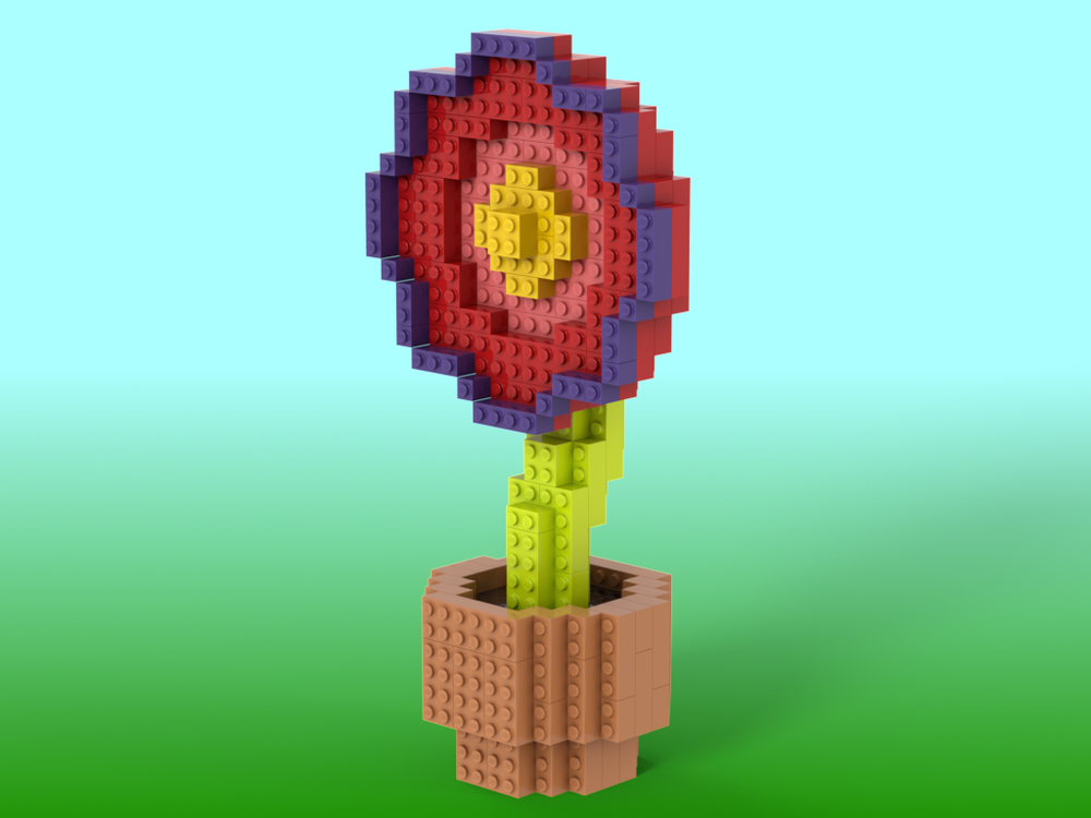 Lego Flower in Pot