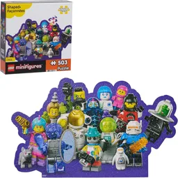 Minifigures Shaped Collage 2 Puzzle