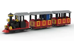 Mod of LEGOLAND Train from 2014 Inside Tour Set 4000014 motorized using Circuit Cubes