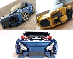 Alternate 3 in 1 Instruction Bundle: 76920 Lamborghini Sian, 76920 Lamborghini Urus, 76901 Audi R8