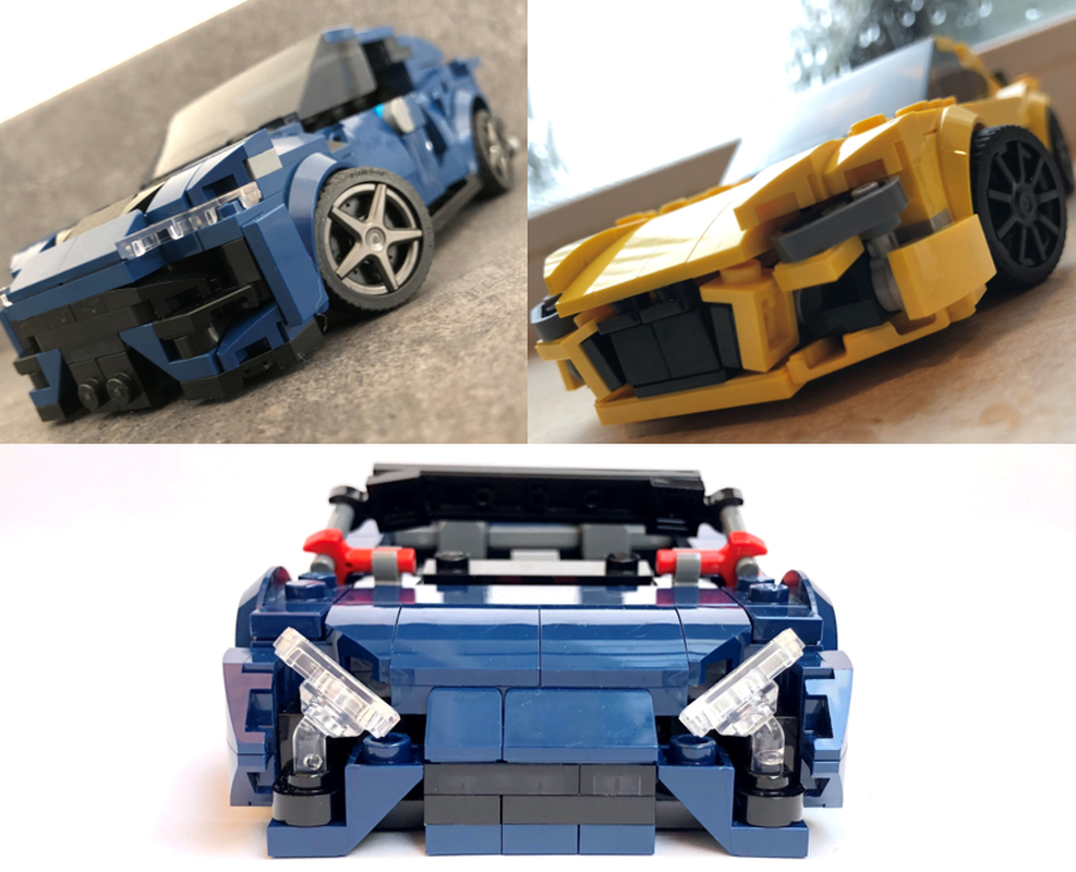 Lego Alternate 3 in 1 Instruction Bundle: 76920 Lamborghini Sian, 76920 Lamborghini Urus, 76901 Audi R8