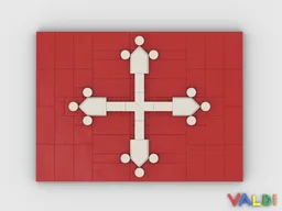 Flag of Pisa - Cross