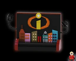 The Incredibles - Minifigures Display Stand