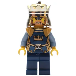 King, Gold Armor and Crown