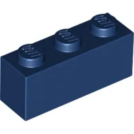 Brick 1 x 3 / Dark Blue