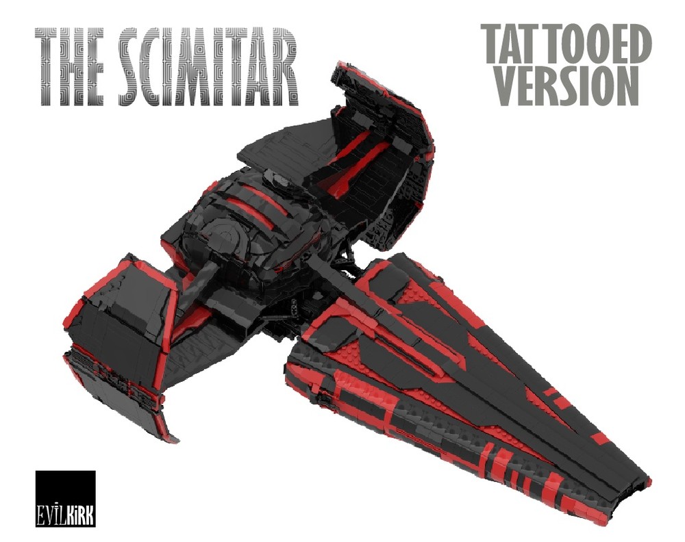 Lego The Tattooed Scimitar (Sith Infiltrator)