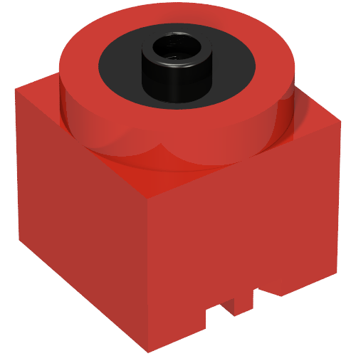 Lego Motor, 9V Micromotor 2 x 2 / Red