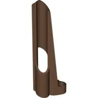Technic Panel Fairing # 7 Small Long, Large Hole, Side A / Brown