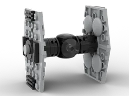 Micro First Order Twin Ion Engine Fighter