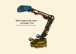 Desk Lamp (V1.0) in the colors of Google (5mm LED Version)