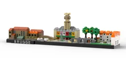 Lego Architecture : Brugge Skyline