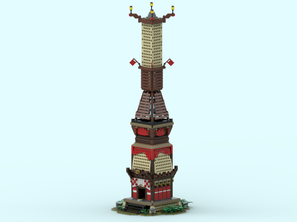Lego Zelda Tears of the Kingdom - Skyview Tower