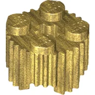 Brick Round 2 x 2 [Grill] / Pearl Gold