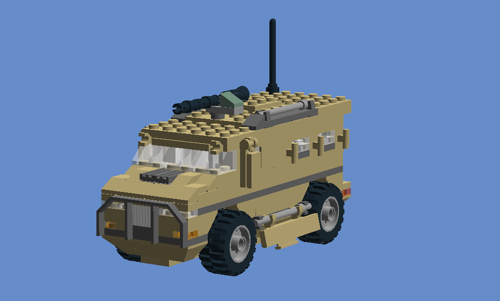 Lego Desert Camo Armored "Bear" Truck
