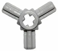 Technic Axle Connector Hub with 3 Axles at 120° / Light Bluish Gray