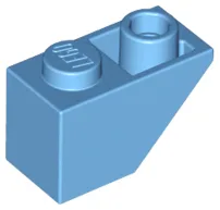 Brick Sloped Inverted 45° 2 x 1 / Medium Blue