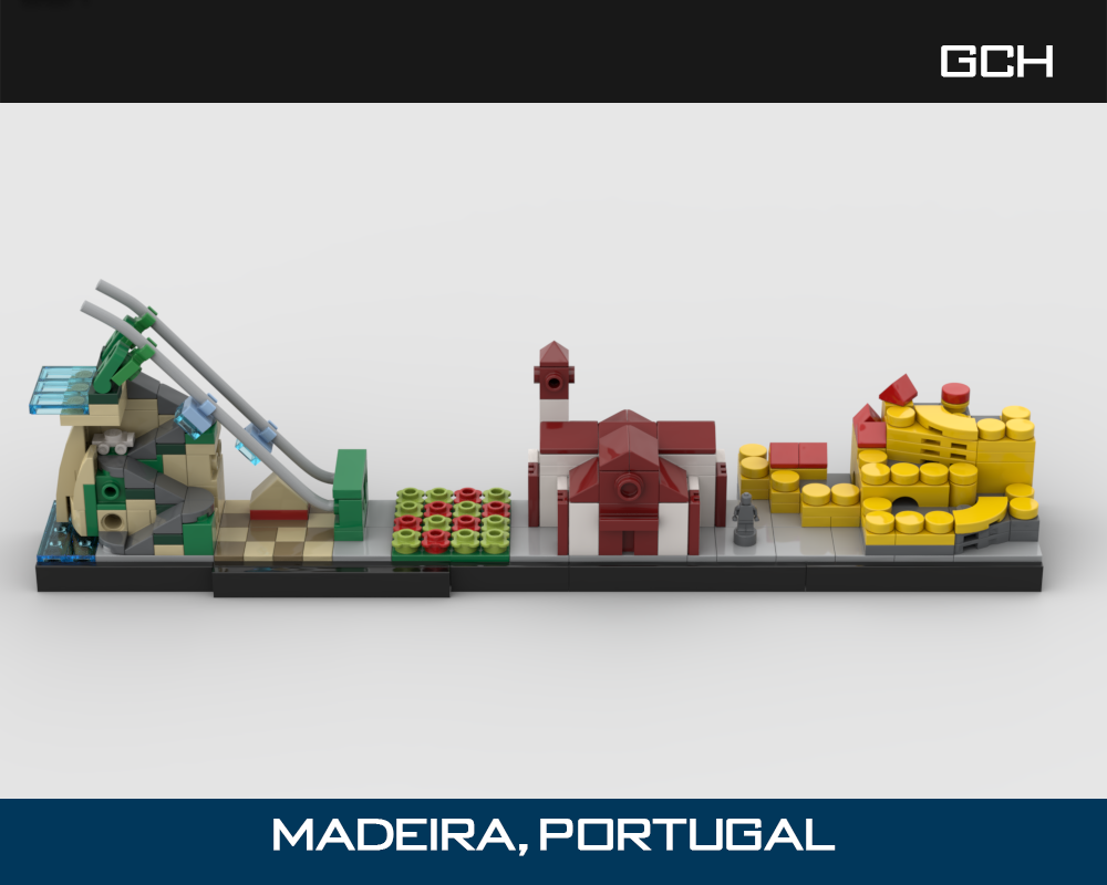 Lego Architecture Funchal Madeira Portugal Skyline
