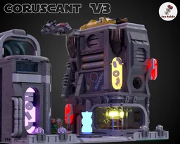 Coruscant Uscru Entertainment District Modular
