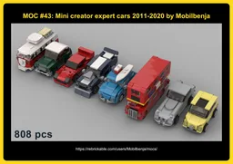 Mini Creator Expert cars 2011-2020