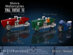 Final Fantasy VII Shinra Motorcycles