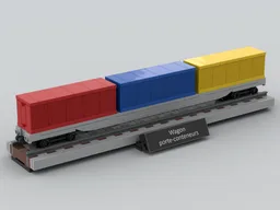 Container wagon - 1/55