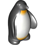 Lego Duplo Animal Penguin with White and Yellow Chest Print / Black