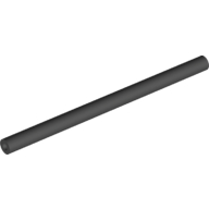Lego Hose, Pneumatic 4mm D. 9L / 7.2cm / Black