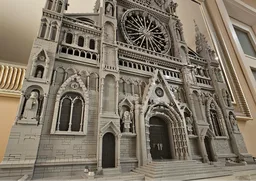 Gothic Cathedral Facade