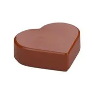 Tile 1 x 1 Heart / Dark Orange