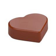 Lego Tile 1 x 1 Heart / Dark Orange