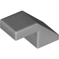 Brick Sloped 45° 2 x 1 with 2/3 Inverted Cutout and no stud / Light Bluish Gray