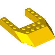 Lego Brick Wedged, Sloped 6 x 8 Cutout / Yellow