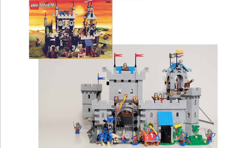 Lego 6090 Royal Knight's Castle rebuilt from 10305