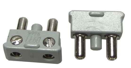 Lego Electric, Connector, 2-Way Male Squared Narrow Short