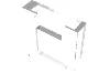 Box 2 x 2 x 2 Door with Slot / Trans-Clear