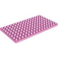 Duplo Plate 8 x 16 / Bright Pink