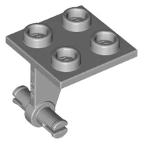 Wheel Holder 2 x 2 Thin with Split Wheel Clip Pins