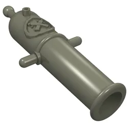Weapon Cannon Non Shooting / Dark Gray
