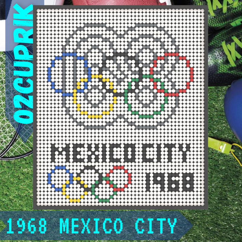 Lego Mexico City 1968 Olympic Poster