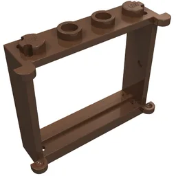 Window 1 x 4 x 3 / Brown