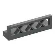Fence Lattice 1 x 4 x 1 / Dark Gray