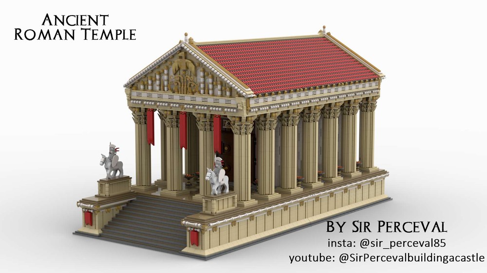 Lego Ancient Roman Temple