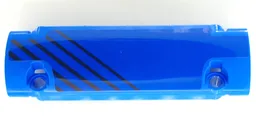 Technic, Panel Curved 11 x 3 with Black Diagonal Stripes Pattern Model Right Side (Sticker) - Set 42141
