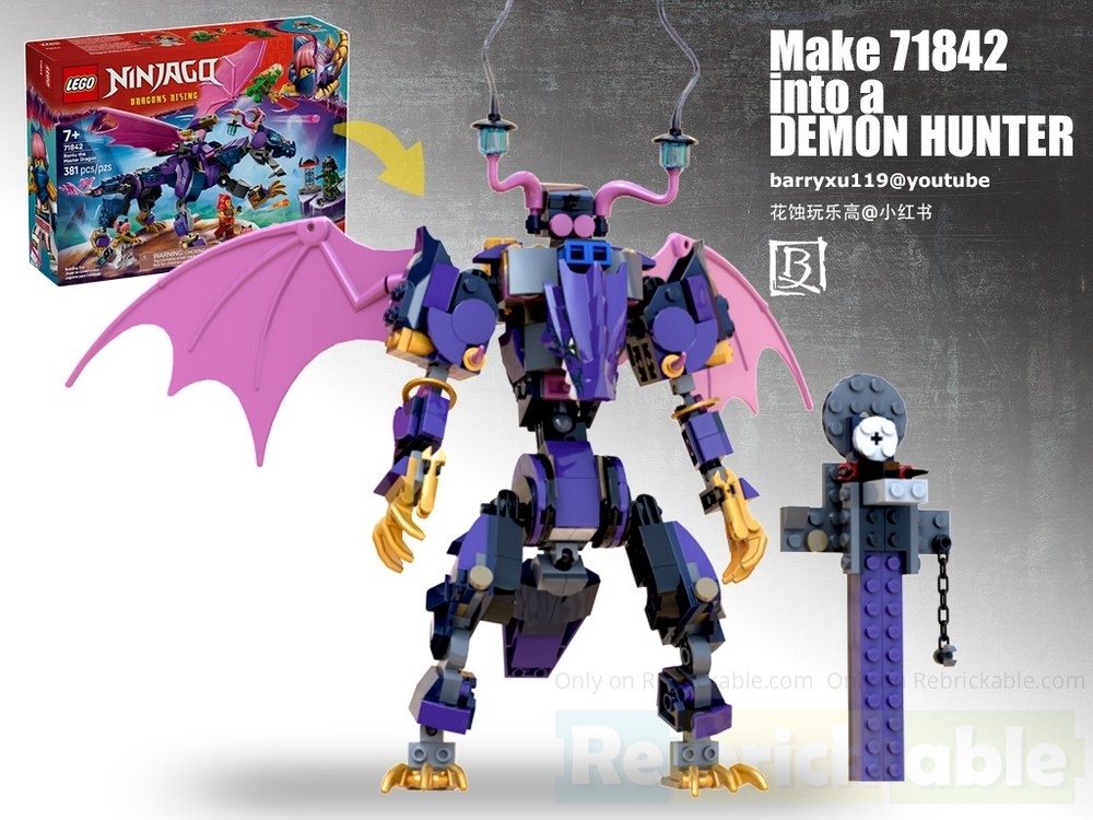 Lego Turn RouTu 71842 into a demon Hunter