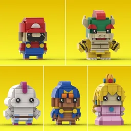 Super Mario RPG Brickheadz Collection