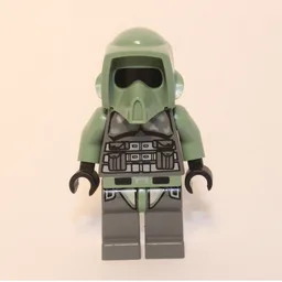 Clone Trooper, 41st Elite Corps Scout Battalion Armor, Dark Bluish Gray (Kashyyyk)